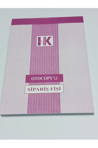 Ulaş Sipariş Fişi 1-50 Otokocopili 12Li Paket