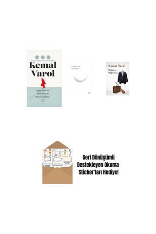 Aşklar, Hevesler, Ayrılıklar Üçlemesi Ciltli + Yas Yüzükleri + Babamın Bağlaması + Okuma Sticker'ları