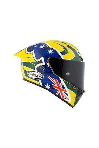 Suomy S1-Xr Gp Troy Baylıss Edıtıon 2005 Kapalı Kask Sarı - Mavi