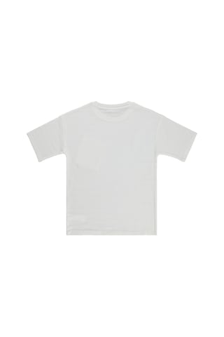 Civil Boys Basic Önü Cepli 10-13 Yaş Tişört - Beyaz Şeker Kasar