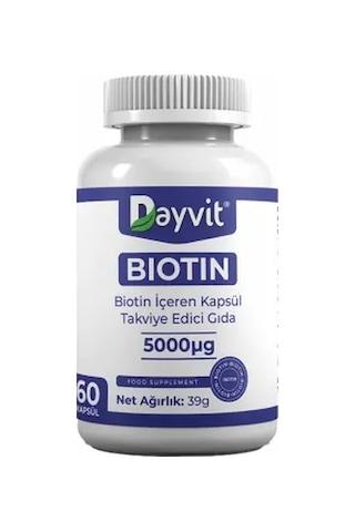 Dayvit Biotin 5000mcg 60 Kapsül