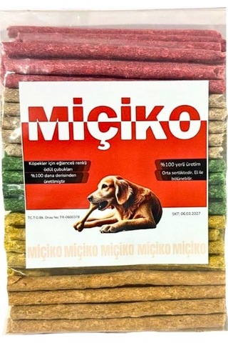 Munchy Renkli Çubuk Köpek Ödülü 14 Cm 100 Lü