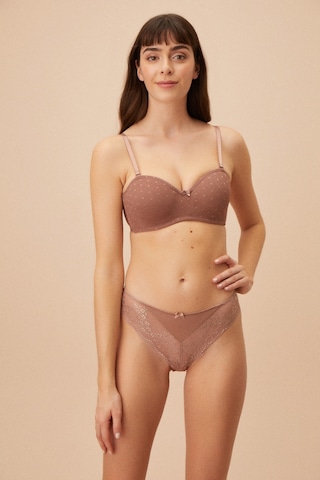 Suwen New Diana Straplez Sütyen Sw5665100 Vizon