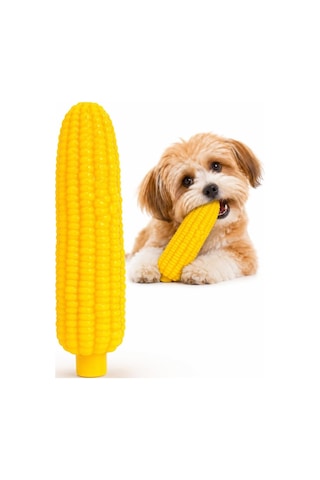 Ayrstore Madpet Sesli Mısır Isırma Oyuncağı - Köpek Ve Kedi İçin Çiğneme Oyuncağı - Diş Kaşıma Ve Oyun Aktivitesi