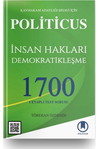 Politicus İnsan Hakları Demokratikleşme 1700 Kaymakamlık Sınavı