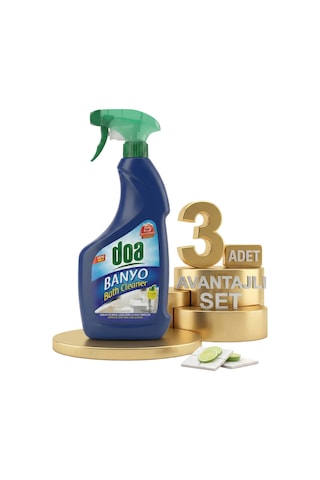 Doa Banyo Temizleyici 3x750 Ml