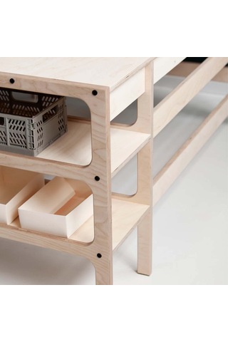 Woodesk Origo Ahşap Çalışma Masası, Natural Renk Cpt4643-100