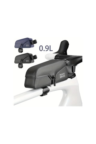 Willowhaven 1pc Royal Blue Rock Bros Manyetik Bisiklet Üst Boru Çantası Ayarlanabilir Kayış Dayanıklı Polyester Ahşap