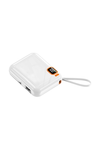 Ixtech Ix-pb024 10.000 Mah Powerbank Kablosuz Şarj Cihazı 22.5w Beyaz Beyaz