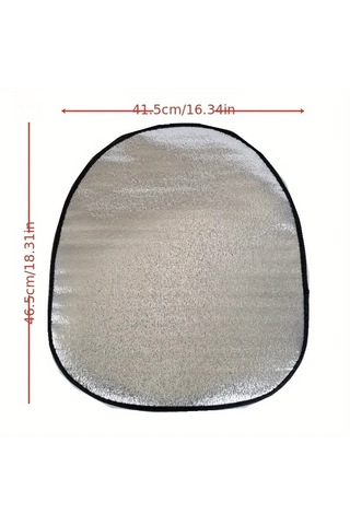 Pratikus Gümüş Kaplama Araba Güneşliği Direksiyon & Ön Cam Koru