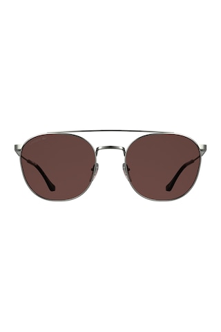 Lacoste L281s 035 55 Erkek Güneş Gözlüğü Gri