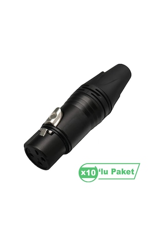 Losen La1031-2 Xlr 3-pin Dişi Siyah Konnektör