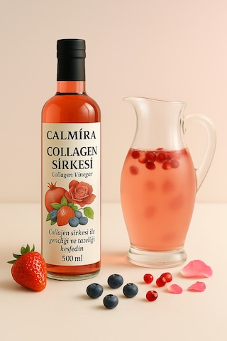 Calmira Kolajen Sirkesi 500 Ml - Collagen Sirkesi Kolajen Şurubu Katkısız Ve Doğal "tip-1 Ve Tip-3"