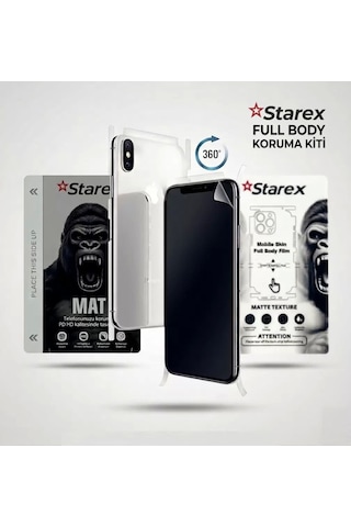 One Plus Ace 5 Ultra Uyumlu Nano Ekran Koruyucu Matte Hayalet - Full Arka Kaplama 360 Koruma Starex
