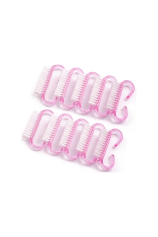 10/20/50/100 Adet Kolu Kavrama Tırnak Fırçası Tırnak Fırçalama Temizleme Tırnak Fırçaları Temizleyici Tırnak Scrubber Toplu Erkekler Kadınlar İçin Açık Yeşil