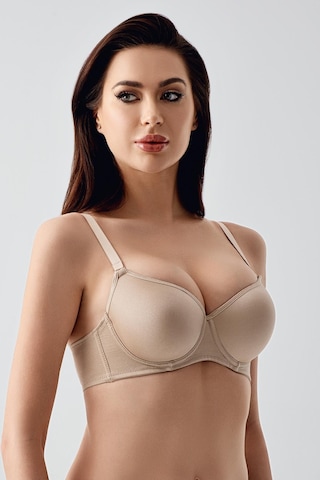 New Bra Kadın C Kap Desteksiz Sütyen Camel 7900 Camel