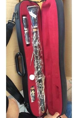 Soultan Xcl340 Deri Uzun Kutulu Nikel Tuşeli Sol Klarnet Seti