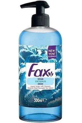 Fax Sıvı Sabun 500 Ml Pompalı 3 Lü Karma Paket