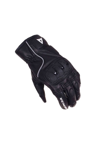 Venom Motosiklet Deri D1 Kısa Full Koruma Leather Motorcu Eldiveni