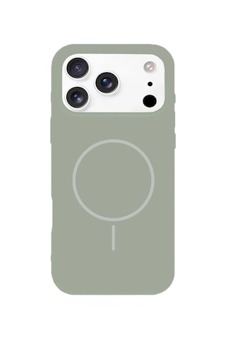 Bikapak Magsense Apple Uyumlu iPhone 17 Pro Titanyum Gri Kapak Titanyum Gri