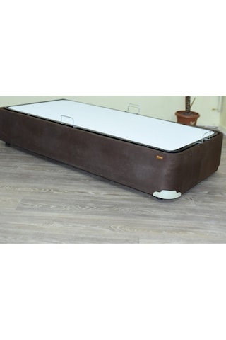 Baza Tay Tüy Kahverengi Model Silinir kumaş Metal Çelik Fırın Boya İskelet 120*200 cm El Yapım