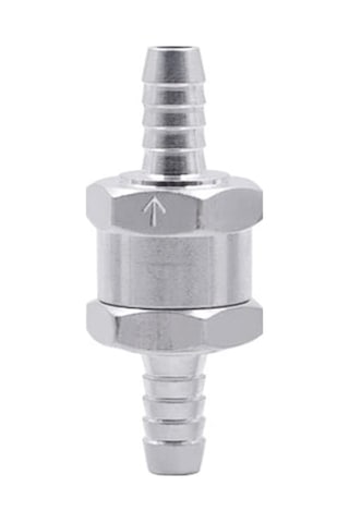 Fastbuy Araba 8mm Alüminyum Çek Valf, Tek Yönlü Geri Dönüşsüz Yakıt Benzinli