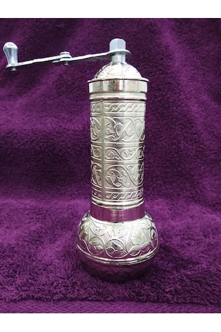 Gümüş Değirmen Osmanlı Motifli Kahve ve Karabiber Öğütücü