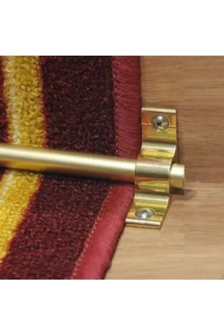 Gold Halı Tutturgaç Çubuğu, Halı Yolluk Kilim Sabitleme Aparatı 110 Cm Gold