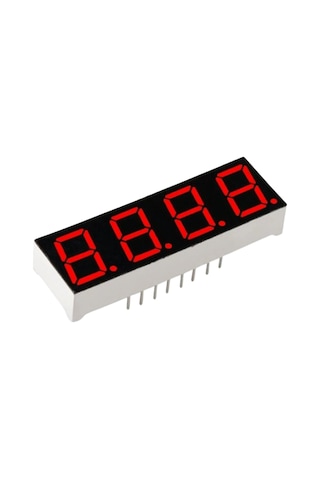 0.36 İnç 4 Basamaklı Kırmızı Anot 7 Segment Gösterge- 5 Adet