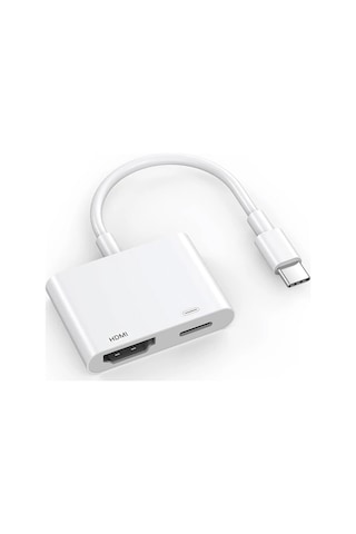 4k Hdmı Dönüştürücü Adaptör Monitör Telefon Görüntü Aktarımı Apple Uyumlu iPad Pro Air Apple Uyumlu MacBook Pro Air İçin