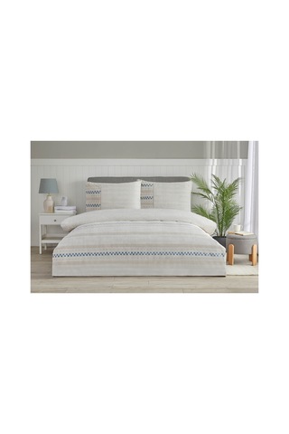 Woven Stripe Tek Kişilik Nevresim Takımı Desenli
