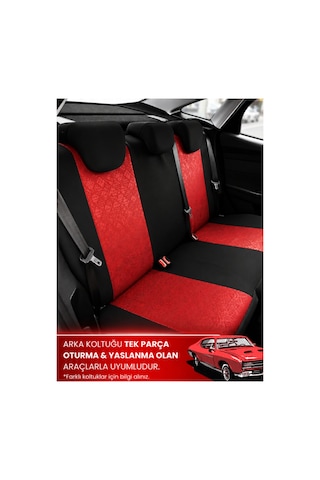 Fiat Albea Uyumlu Oto Koltuk Kılıfı Gofraj Kumaş - Tam Set 23521635