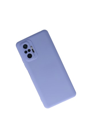 Uryport Xiaomi Redmi Note 10 Pro Kılıf Nano İçi Kadife Silikon - Lila Çok Renkli