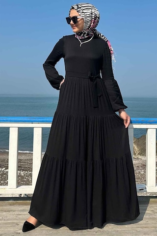 Asil Siyah Elbise Siyah