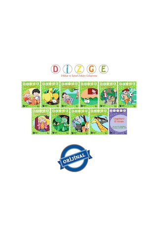 Dizge 3 - 4 Yaş Görsel Algı Ve İşitsel Dikkat Geliştirme Seti