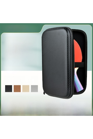 Reedark Pusena Sert Kılıf Tenis Topu Ve Raket Çantası - Taşınabilir Dayanıklı Ev Malzeme Spor Gereçleri Saklama Çantası Elegant Siyah Çok Renkli