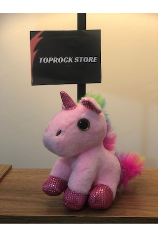 Sevimli Unicorn Peluş Oyuncak Hediyelik Oyuncak Anahtarlık Uyku Arkadaşı 12 Cm PEMBE