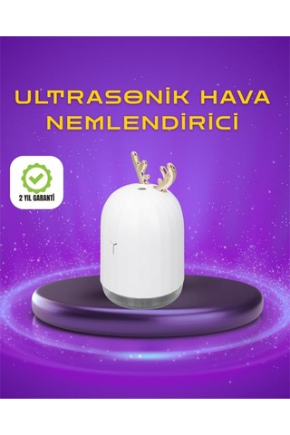Yamanhobi Renkli Led Işıklı Ve Sürekli Spreyli Masa Nemlendirici