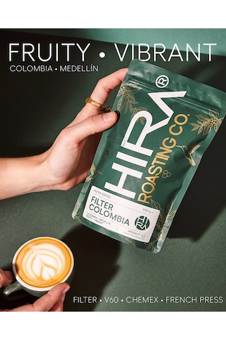 Hıra Roasting Co Colombia Çekirdek Filtre Kahve 250 Gr
