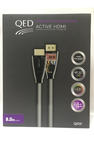QED QE-6021 Performance Active HDMI Kablo 8 m