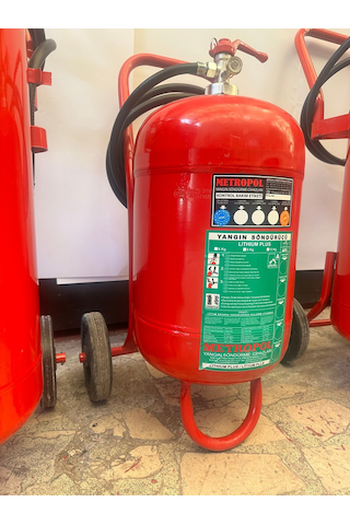 25 Kg Lıtyum Plus Elektrıklı Araç Yangın Söndürücü Dört Yıl Garantılı
