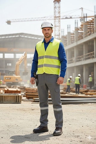 Erkek 7/7 Gabardin Kışlık Kargo Cepli İş Pantolonu Gri