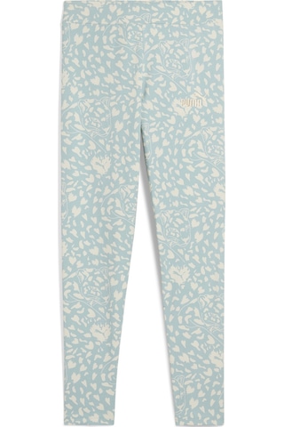 Puma 68511167 Flaming Love Aop Kız Çocuk Spor Tayt Yeşil