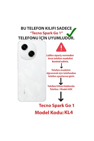 Tecno Spark Go 1 Uyumlu Mavi Deniz Kabuğu Ve Yıldız Desenli Baskılı Silikon Kılıf