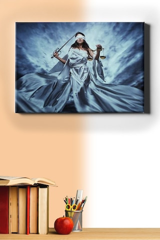 Webstyle Sayılarla Boyama Seti Kasnaklı Adalet 2 50x65 Cm