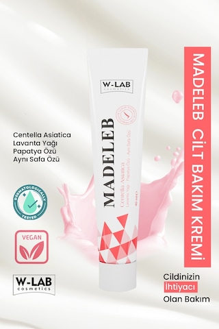 W-Lab Cosmetics Madeleb Cilt Yenileyici Krem 40 ML