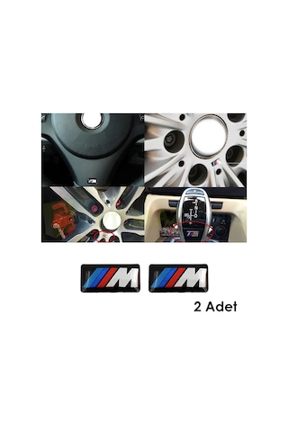Bmw M Logo Arma Vites Konsol Jant Direksiyon Damla Etiket