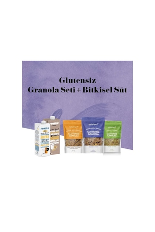 Glutensiz Granola Ve Bitkisel Süt Seti-2183