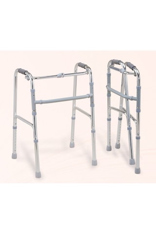 Deva Medikal Kifidis Hafif Alüminyum Walker Hareketli Hasta Yürüteci Katlanır- Standart