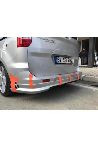 Ford Tourneo Courier (Plastik) Arka Tampon Eki